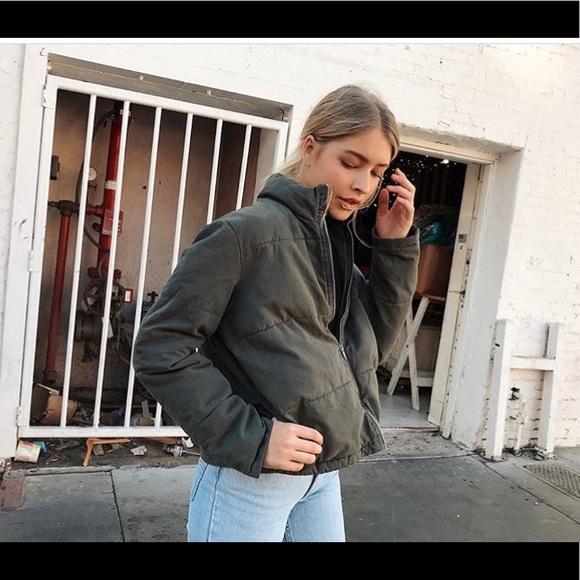 brandy melville puffer jacket